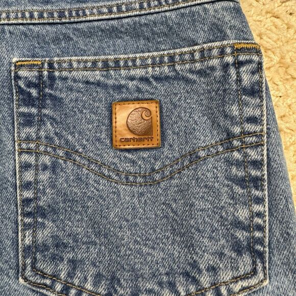 Carhartt Mens Denim Jeans RN #14806 SZ 40x30 Relaxed Straight Fit - Picture 7 of 7